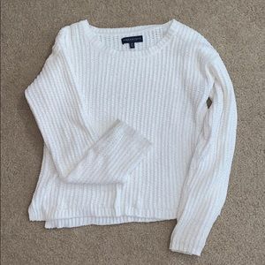 White Knit Sweater Aeropostale size Large